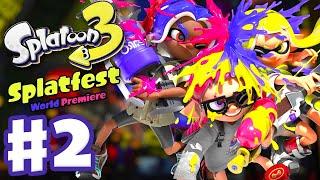 Tricolor Battles! Scissors Is in the Lead! Splatoon 3 Splatfest World Premiere Gameplay!