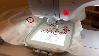 Luminaire - How to Use Camera and Projector to Align Embroidery Designs