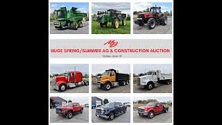 Walk around of our 2024 Huge Spring/Summer Ag & Construction Auction