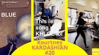 Kourtney Kardashian working out - snapchat - december 12 2016