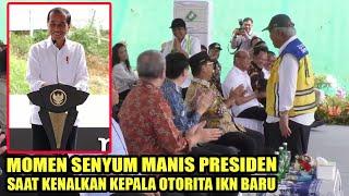 Pak Bas Sontak Berdiri, Presiden Jokowi Sapa Kepala Otorita IKN Baru Dengan Senyum Manisnya