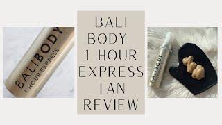 Bali Body 1 Hour Express Tan First Impressions & Review | Payton Lee