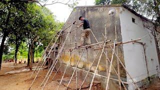 Old House Renovation Ep 53, in recent days, another exterior wall was repainted