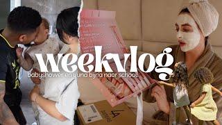 WEEKVLOG #609 // Babyshower & Yuna gaat bijna naar school!  Manon Tilstra