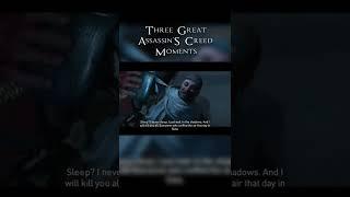 Assassin's Creed | 3 Great Moments in Assassin's Creed #Ezio #Bayek #assassinscreed #shorts #mirage