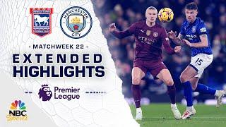 Ipswich Town v. Manchester City | PREMIER LEAGUE HIGHLIGHTS | 1/19/2025 | NBC Sports