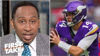 FIRST TAKE | Vikings are a real threat in NFC right now! - Stephen A. on Sam Darnold win over 49ers