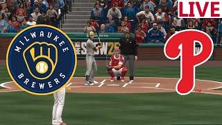 LIVEMilwaukee Brewers vs Philadelphia Phillies/Mlb May 30/ Mlb Season/ MLB The show 25