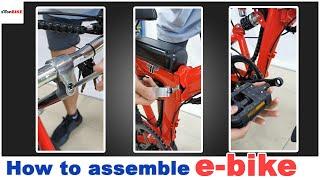 How to assemble your electric bicycle 组装电动脚车 - Stonbike(BIKE-Audi/Sport Rim)