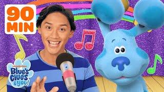 90 MINUTES of Blue's Best Sing-Alongs  | Dance Party Marathon | Blue's Clues & You!