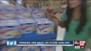 Twinkies return to store shelves