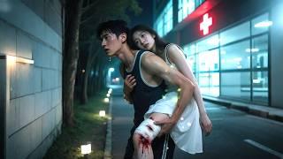 A poor guy saves a stranger girl while night-running but gets falsely accused. The girl wakes up