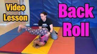 How to do a BACK ROLL at home! MGA Gymnastics