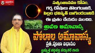 పోలాల అమావాస్య వ్రత పూజ - Polala Amavasya Vratham Pooja || By Brahmasri Vaddiparti Padmakar Garu