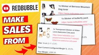 Redbubble Stickers Pack: The Full Tutorial to Make More Sales