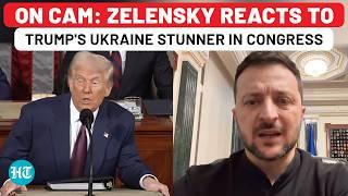 On Cam: Zelensky's First Reaction After Trump's Ukraine Stunner In Congress As US Stops War Aid