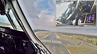 Gusty MD-11 Landing in Krasnoyarsk | PFD View!