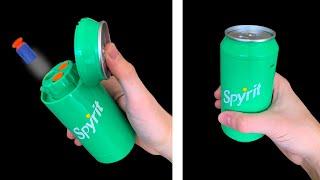 This Soda Can Fires Nerf Darts