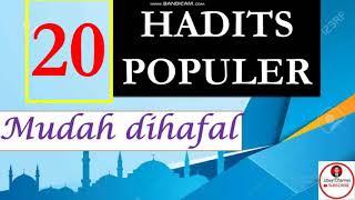 20 HADITS POPULER || Mudah Dihafal