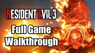 Resident Evil 3 Remake - Full Game Gameplay Walkthrough (PS4 PRO)