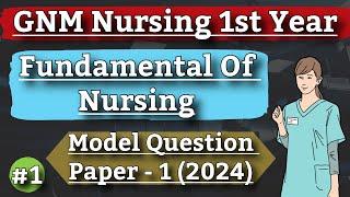 Fundamental Nursing Model Question 2024 // Gnm Nursing 1st Year