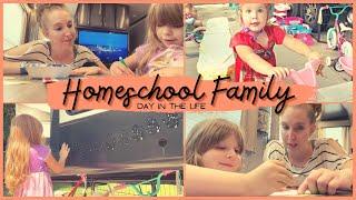 Homeschool Mom Day in the Life // Full Time RV Living in a Fifth Wheel // Homeschool Curriculum 2022