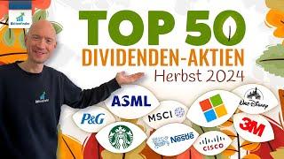 Top 50 Dividenden Aktien im Herbst 2024