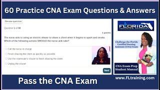 2023 CNA Exam Practice Questions & Answers [60 Nurse Aide Practice Test Questions with Rationales]