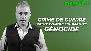 Crime de guerre, crime contre l'humanité, génocide, avec Yann Jurovics