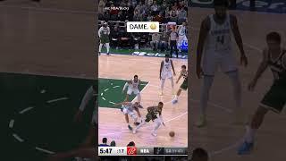 Dame had him skating ️ #bucks #hornets #nbaclips #nbahighlights #nbafans #sportsbetting #dame