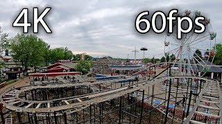 Mad Mouse front seat on-ride 4K POV @60fps Little Amerricka America