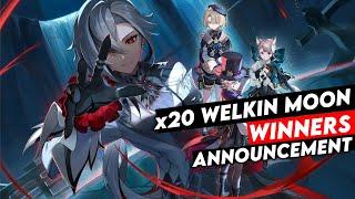 x20 Welkins Giveaway Winners Announcement - Tevyat Times | Genshin Impact