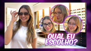 ESCOLHENDO MEUS ÓCULOS NOVOS! | QUAL O FAVORITO?- Luiza Vinco