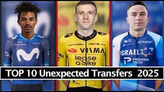 Top 10 UNEXPECTED Cycling Transfers 2025 | Simon Yates to Visma, Lutsenko and Natnael Tesfatsion