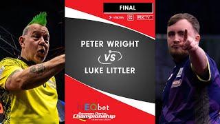 EURO TOUR EPIC! Peter Wright v Luke Littler | 2024 German Darts Championship