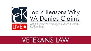 Top 7 Reasons Why VA Denies Claims