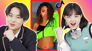 Korean Teens React To Black TikTok Dance Compilation