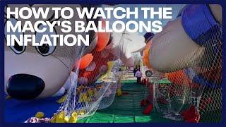 Here's how to watch the Macy’s balloon inflation in-person