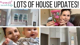 LOTS OF HOUSE BUILDING UPDATES + MORNING VLOG | Stay at Home Mom with New Baby