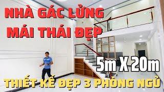 Nhà Gác Lửng Mái Thái Đẹp | Mẫu Thiết Kế Nhà Gác Lửng Hiện Đại | Nhà Đẹp