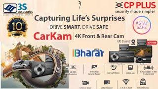 3S associates - Since 2014, latest addition, Industry-leading CP PLUS CarKam 4K Front & Rear Cam