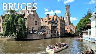 Bruges Canal Boat Tour | Summer 2024 | Explore Belgium's Venice of the North 