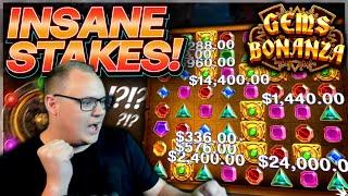 MEGA High Stakes Session on Gems Bonanza! (HUGE WINS)