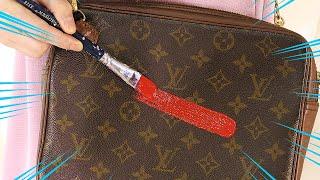 DID I RUIN IT!?  I PAINT and CUSTOMIZE LOUIS VUITTON bag