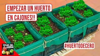 COMO HACER UN HUERTO URBANO | COMENCEMOS EN MARZO: INVIERNO O VERANO! -  #HUERTODECERO EP. 1