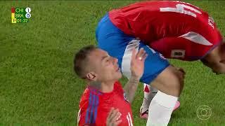 Gol Eduardo Vargas - Chile 1 x 0 Brasil