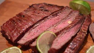 Flank steak on the 'afterburner'