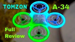 Tomzon A34 "led" Drone Review - An Amazing Quadcopter