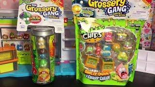 Grossery Gang Series 2 Moldy Chip Bag & Series 1 Sticky Soda Can Toy Opening & Review
