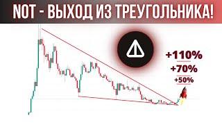  NOTCOIN - ВЫХОД ИЗ ТРЕУГОЛЬНИКА! ЖДУ РОСТ! ОБЗОР И ПРОГНОЗ ПО NOT